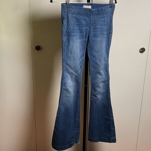 Free People Indigo flare Leg Jeans